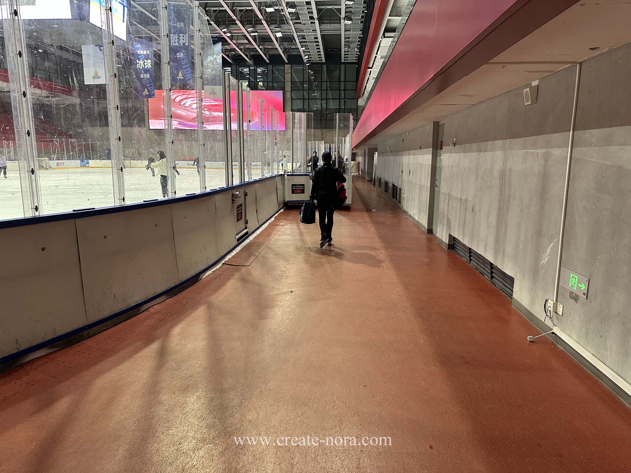 the photo of nora rubber flooring in Wukesong Ice Sports Center 9
